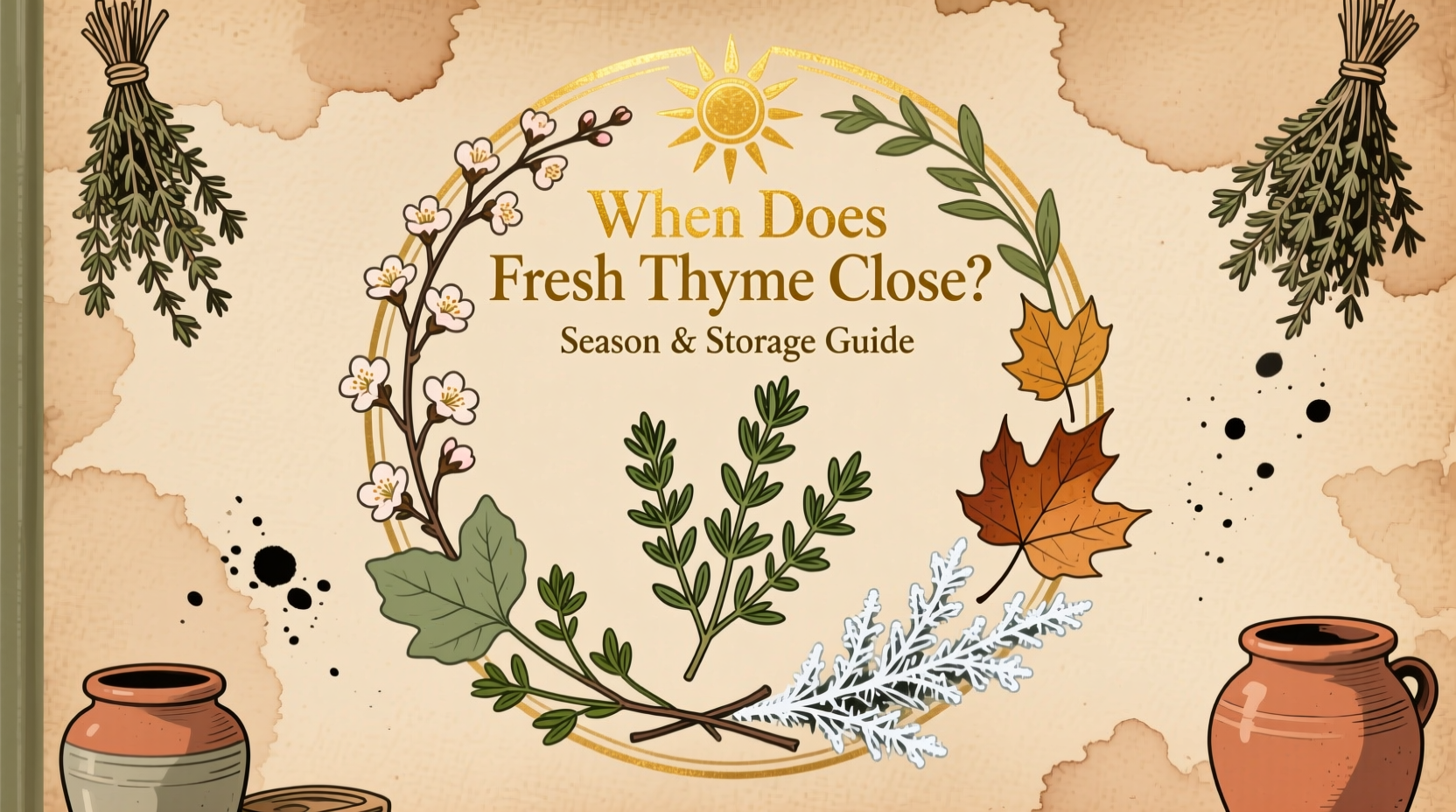Fresh Thyme Storage: 5 Days to 3 Months | TheHomeSprouts