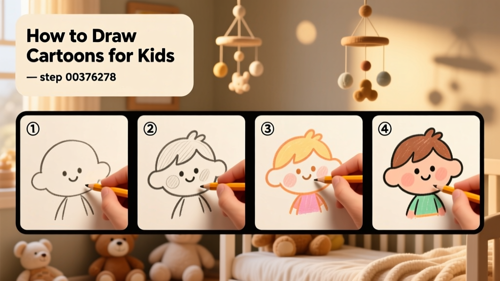 How to Draw Cartoons for Kids: Step-by-Step Techniques That Build Fine Motor Skills and Creative Confidence