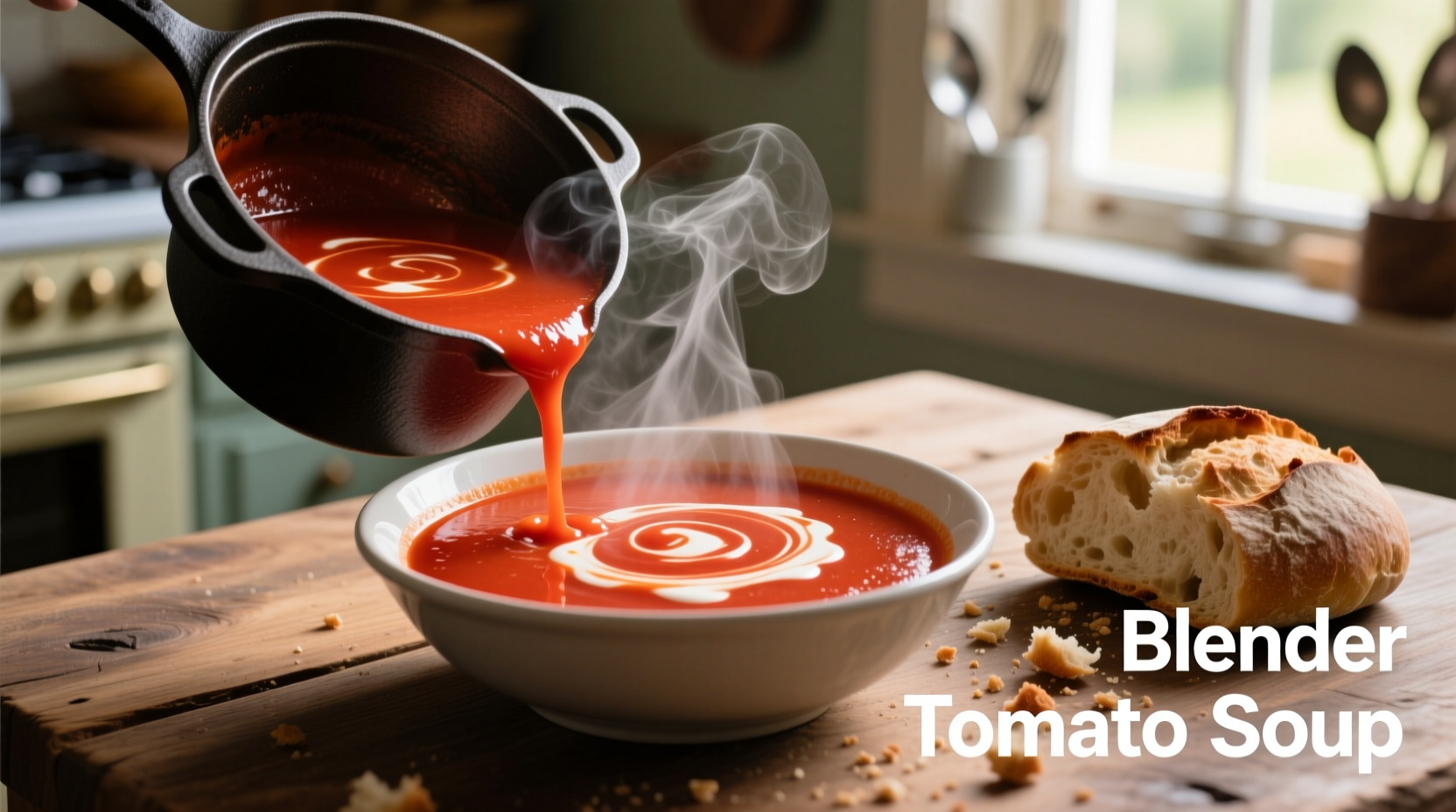 Blender Tomato Soup: 15-Minute Creamy Recipe Without Stovetop