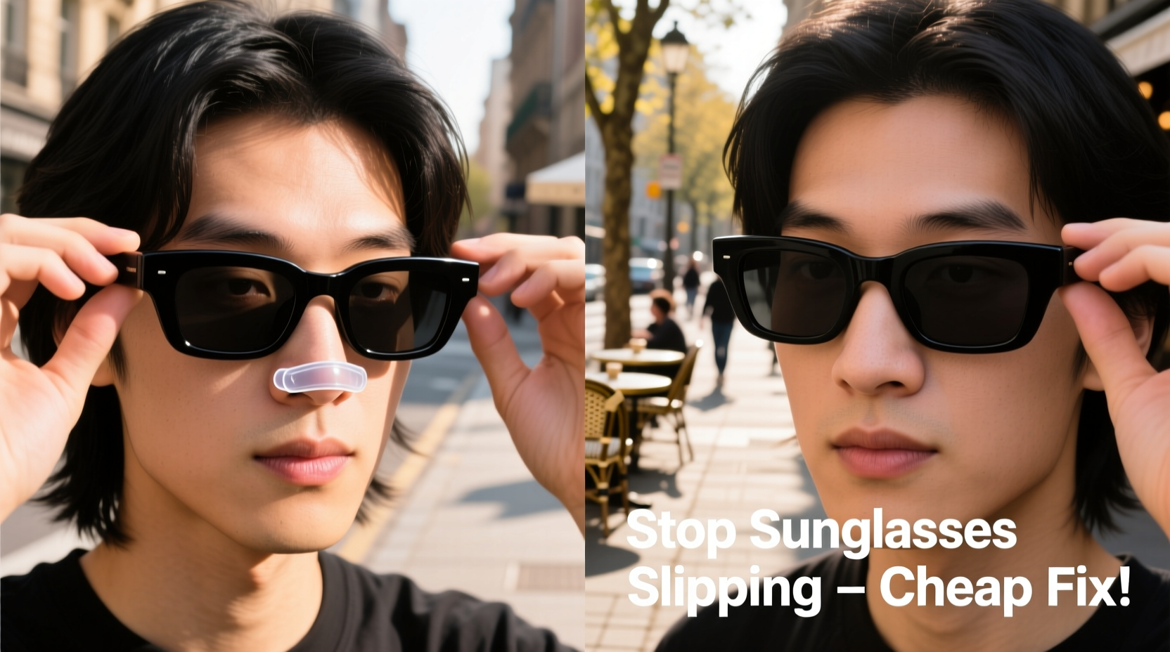 how to stop your sunglasses from slipping down your nose cheap fix