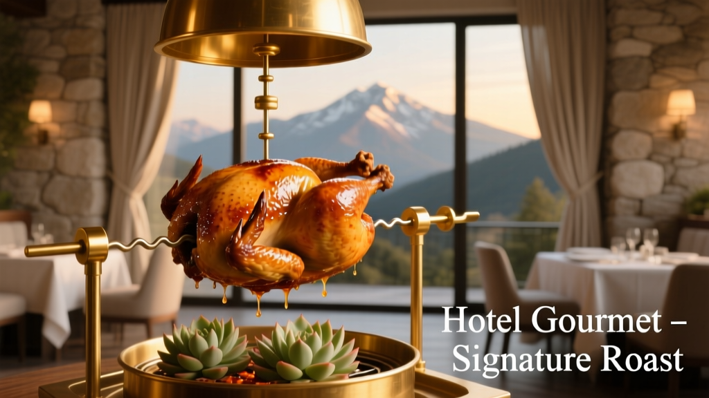 The Art and Science Behind the Perfect Photo-Worthy Juicy Roasted Chicken on the Spit