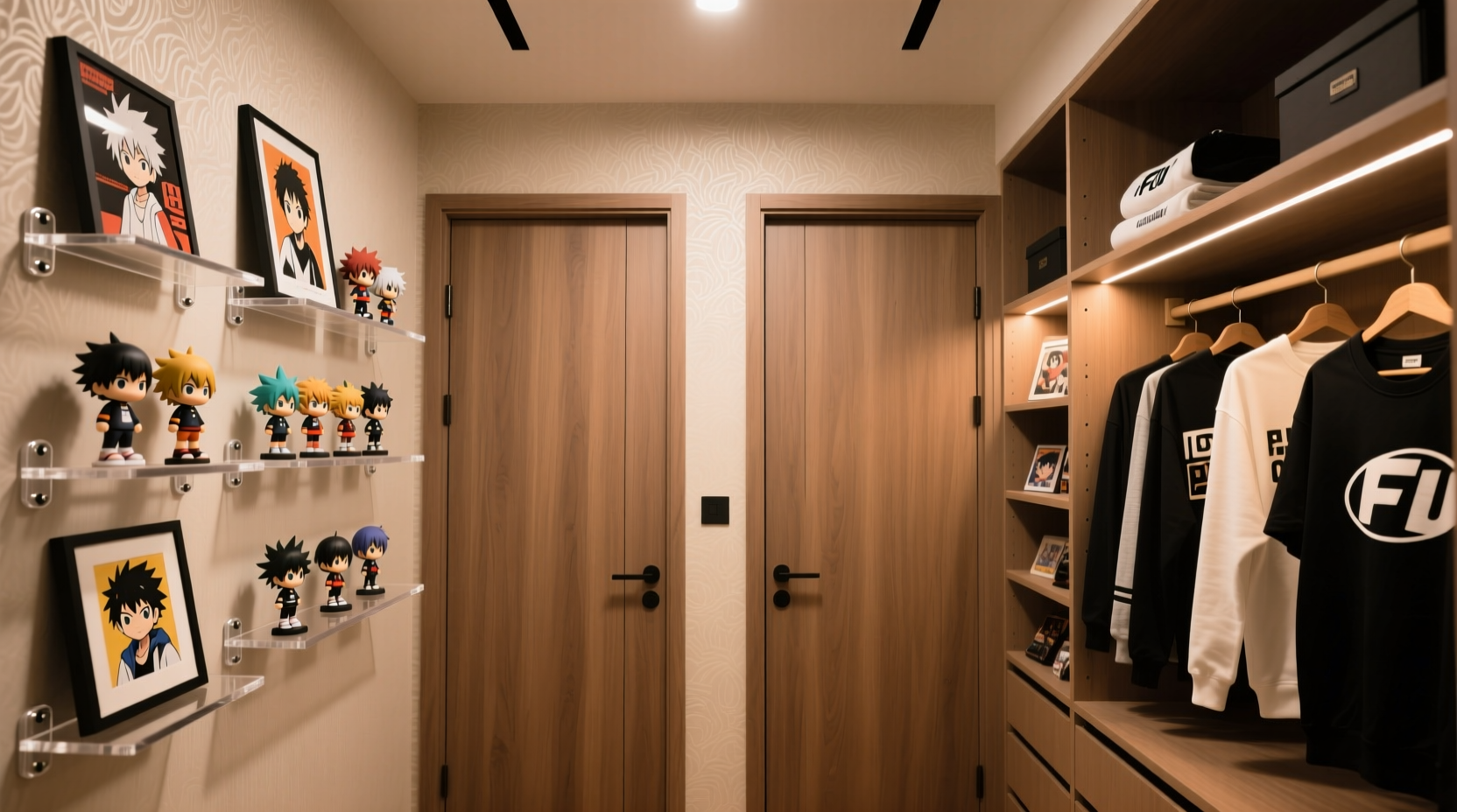 closet organization tips for anime merch displays