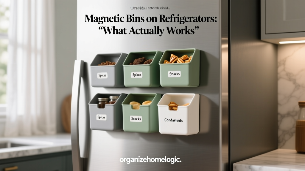 Magnetic Bins on Refrigerators: What Actually Works