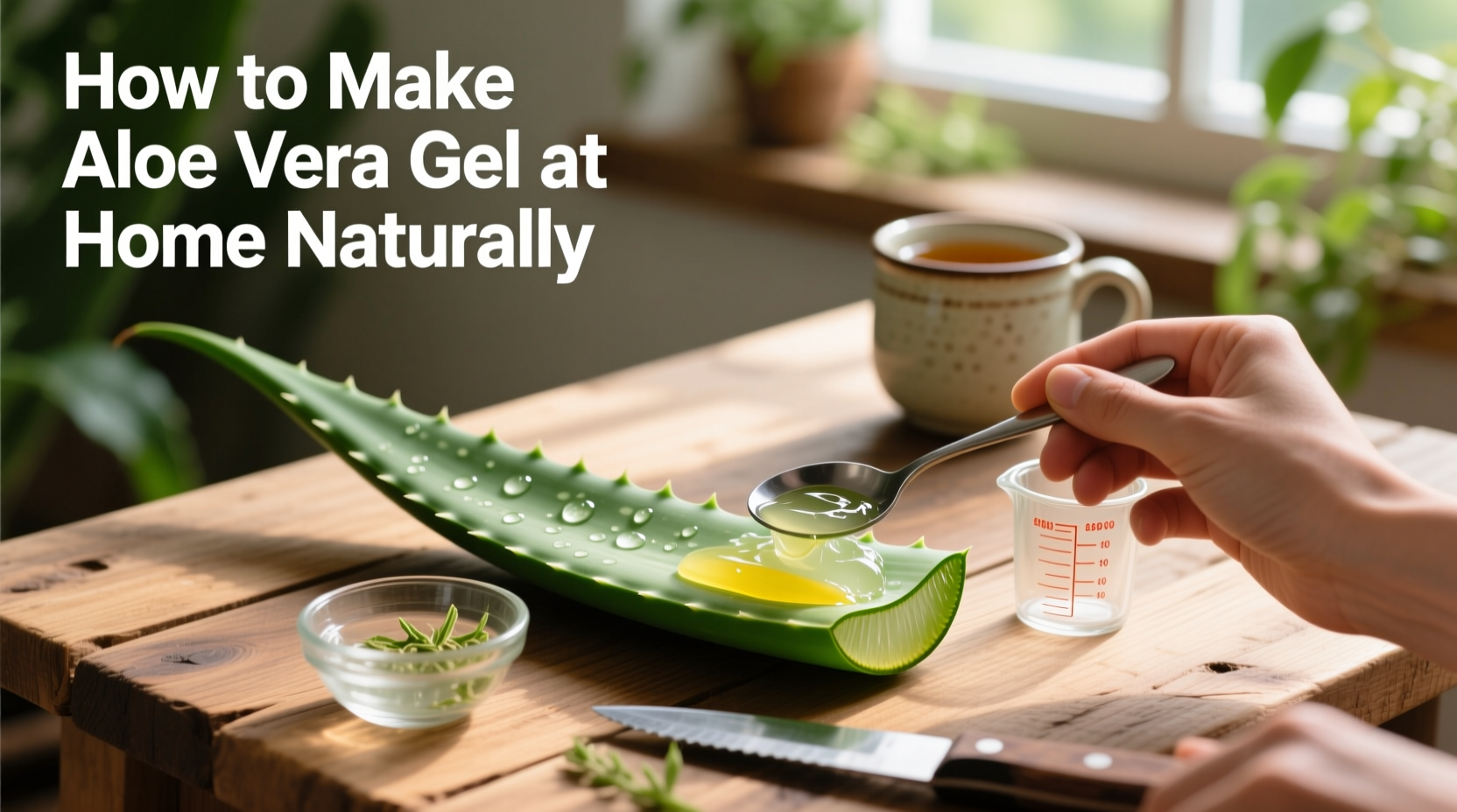 DIY Aloe Vera Gel: 5 Steps to Pure Skincare | TheHomeSprouts