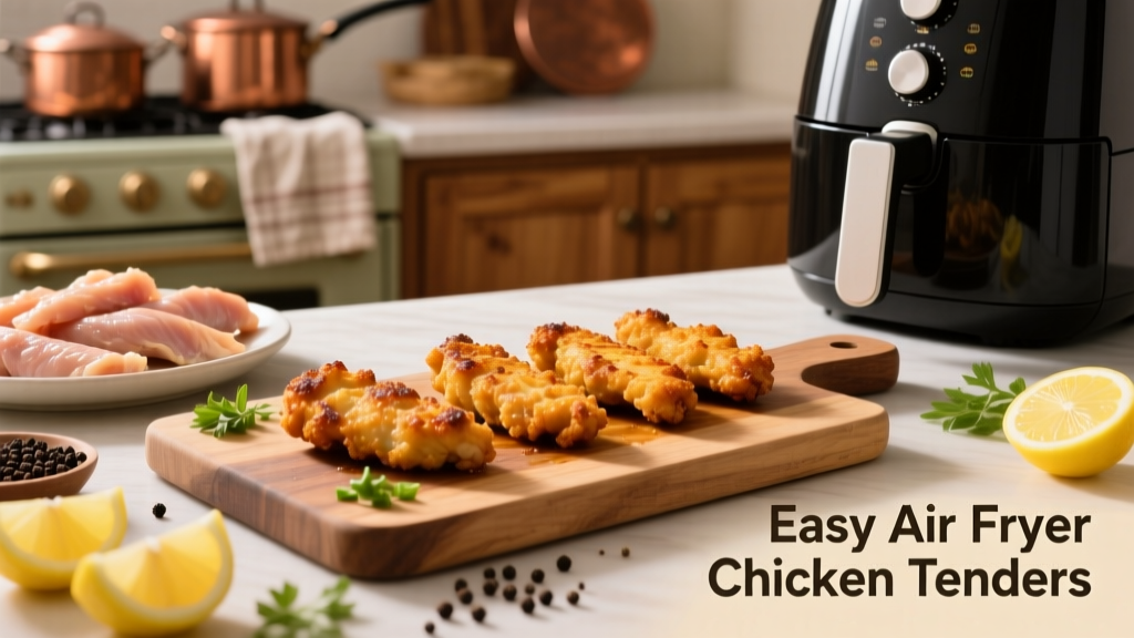 Crispy Air Fryer Chicken Tenders (Juicy & Easy!)