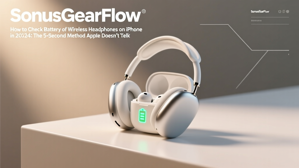 Check Wireless Headphone Battery on iPhone (2026)
