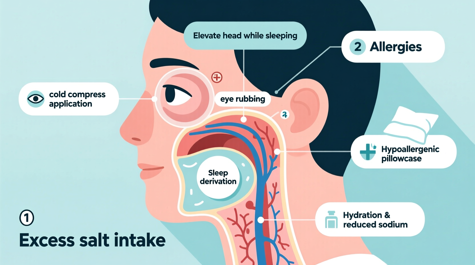 why do i wake up with puffy eyes every morning possible triggers and solutions