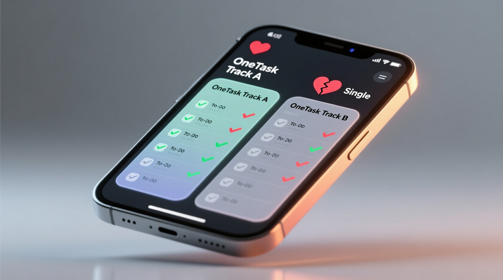 onetask 2 tracks all your to dos but makes you single