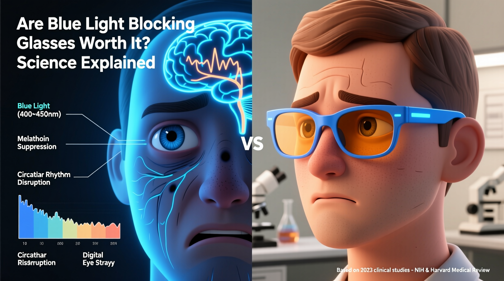 are blue light blocking glasses worth it for screen fatigue science explained