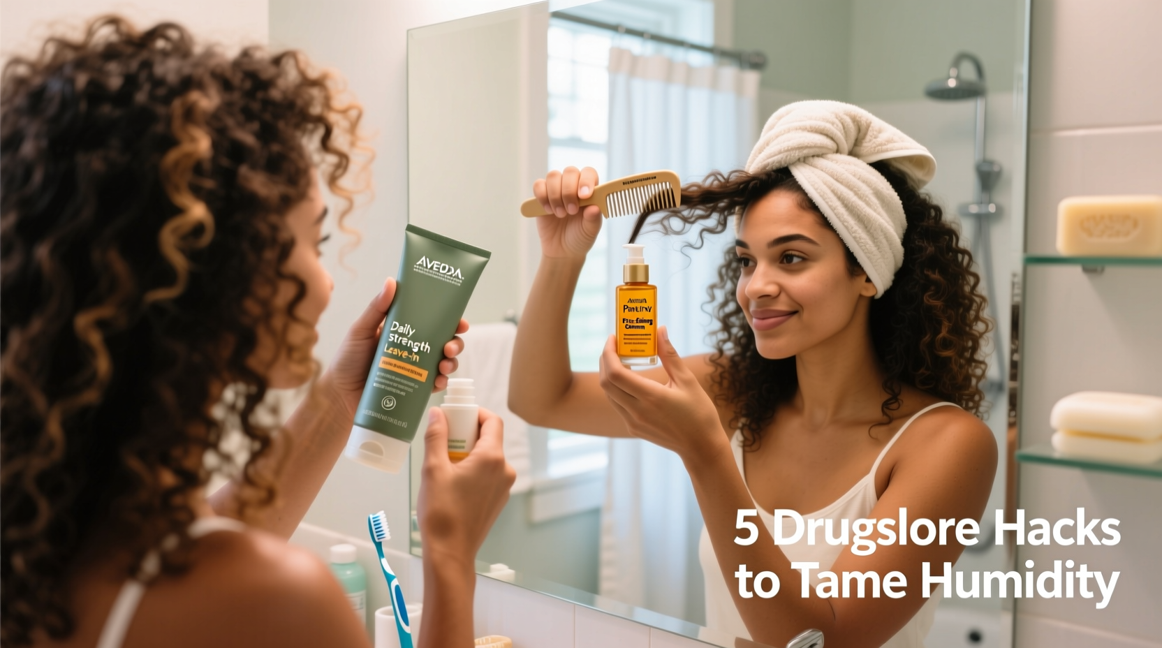 how to prevent frizz in humid weather using only drugstore products