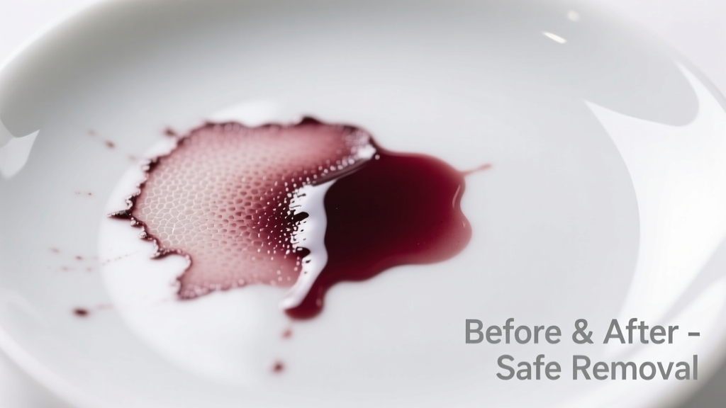 How to Remove Red Wine from Porcelain Safely