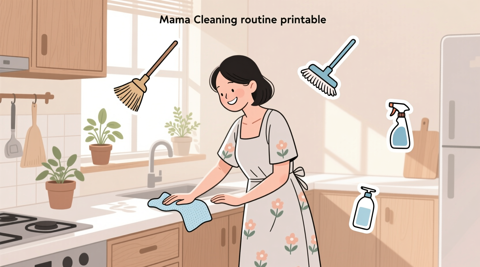 the clean mama cleaning routine free printable