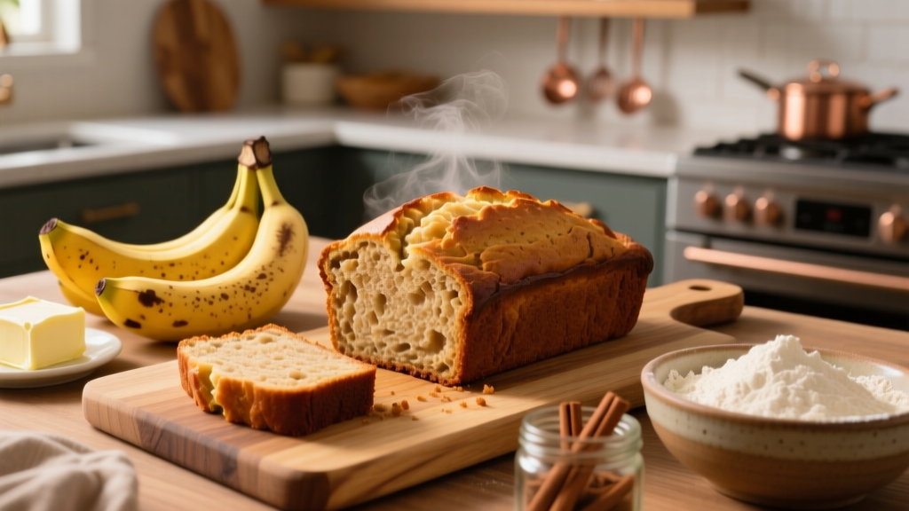 Healthy Air Fryer Banana Bread (Easy & Crispy!)