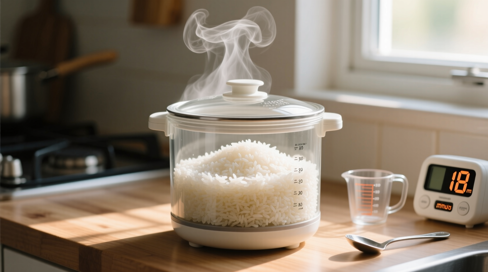 how long does white rice take to cook