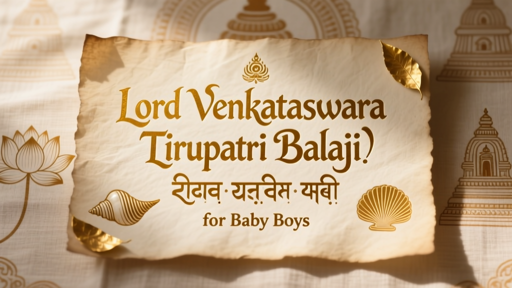 17 Meaningful Lord Venkateswara & Tirupati Balaji-Inspired Names for Baby Boys — With Sanskrit Roots, Pronunciation Guides, and Cultural Context