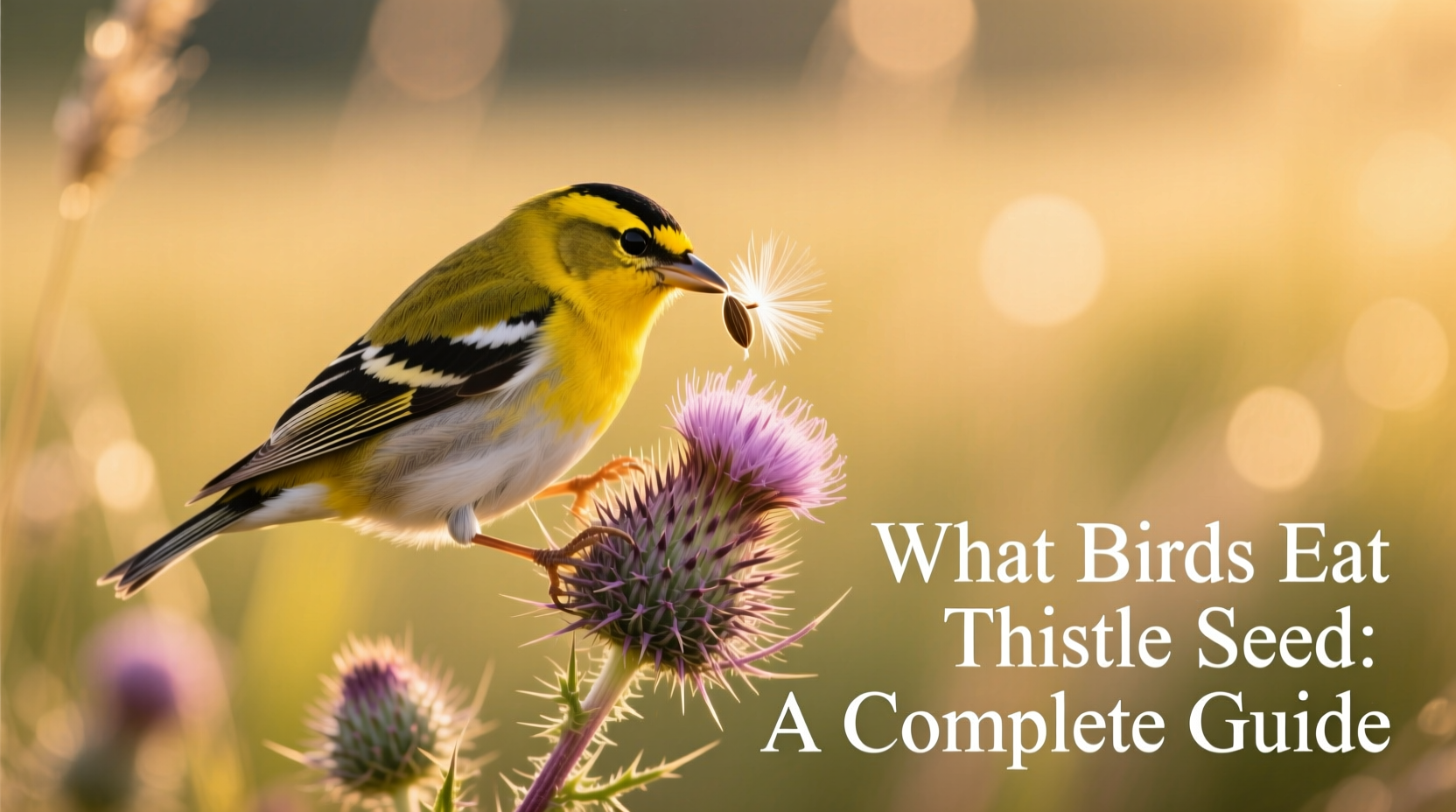 what birds eat thistle seed