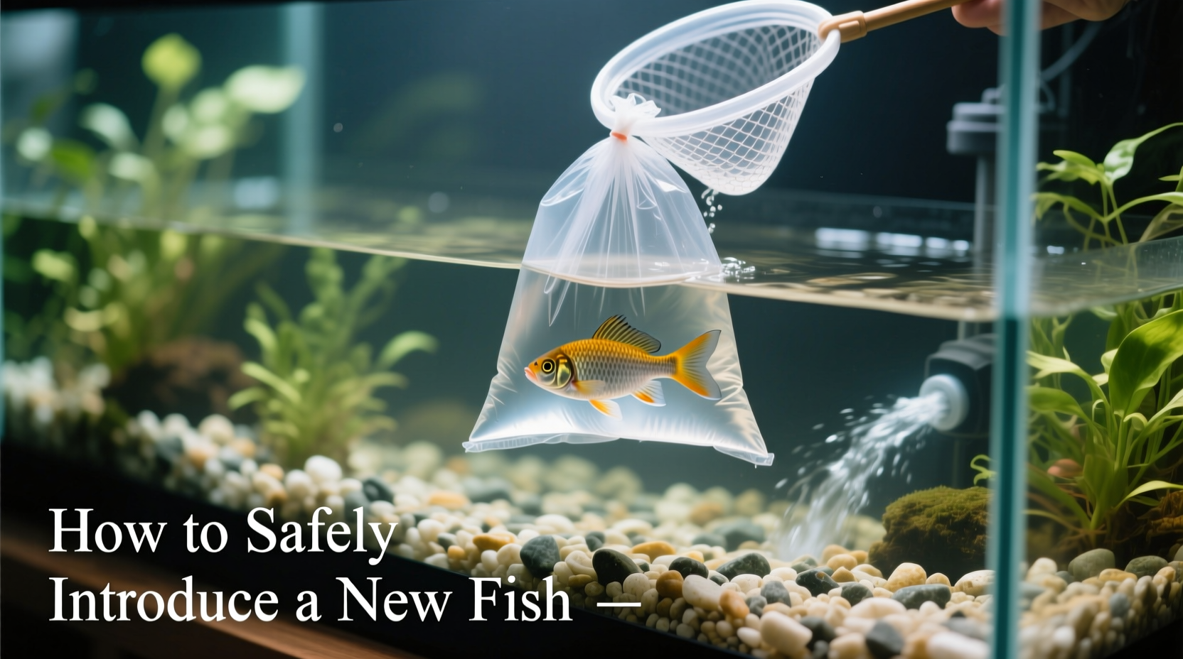 how to safely introduce a new fish to your aquarium without stressing your tank