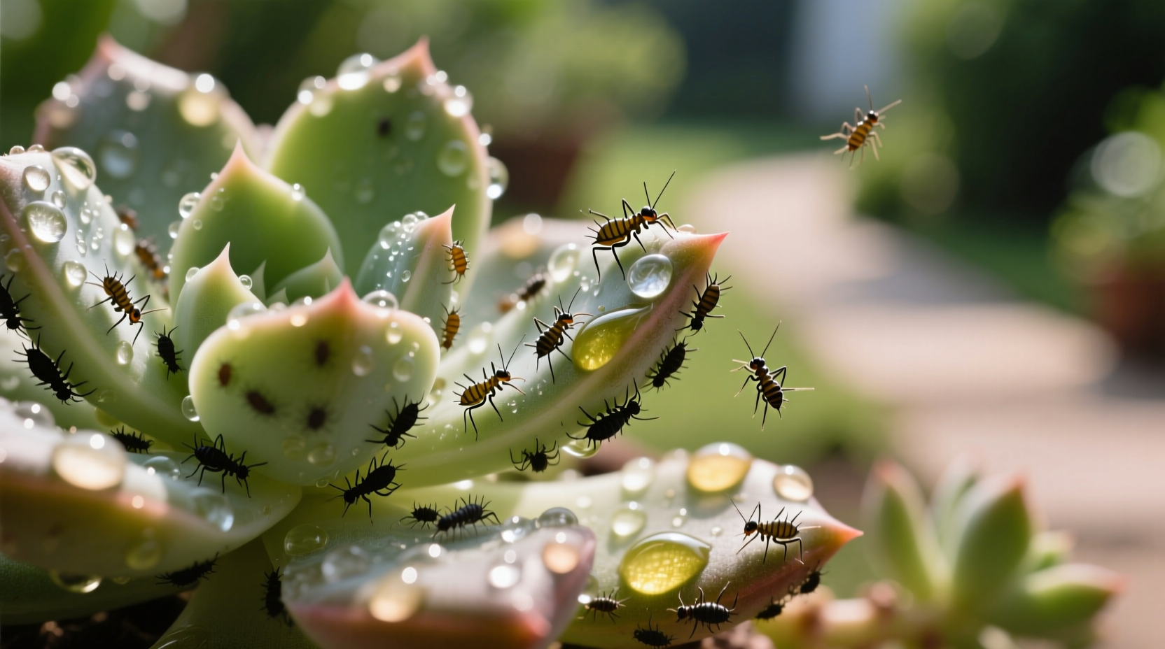 Neem Oil vs Aloe Vera for Jade Aphids