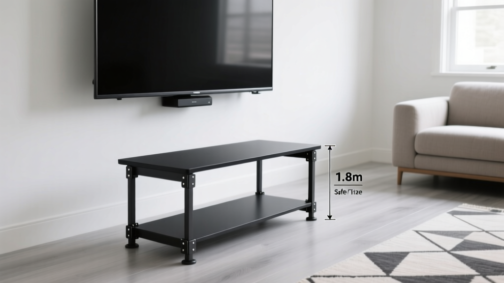 Portable TV Stand Safety: 7 Rules That Prevent Tip-Overs