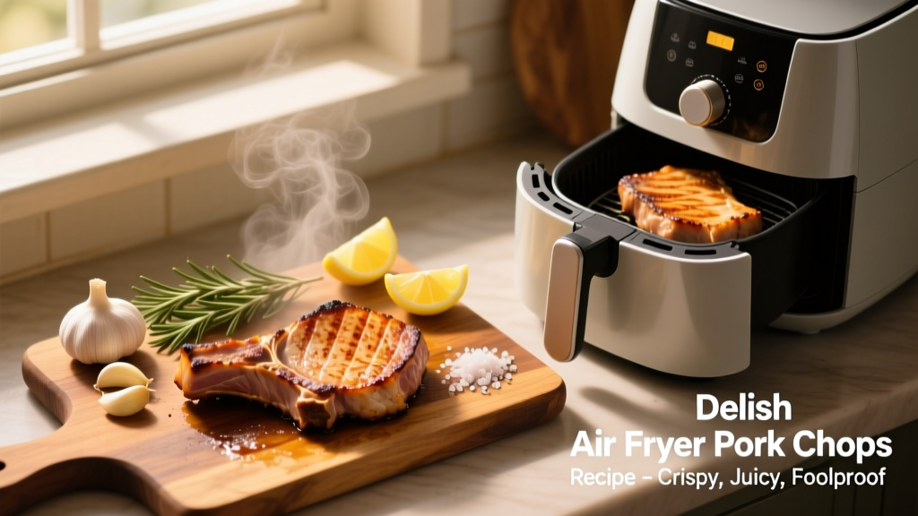 Crispy Juicy Air Fryer Pork Chops: Foolproof Recipe