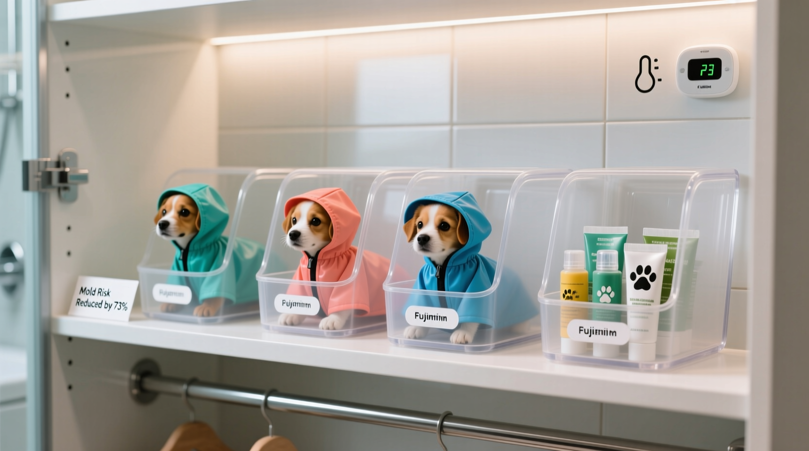 closet organization tips for pet raincoats paw balm