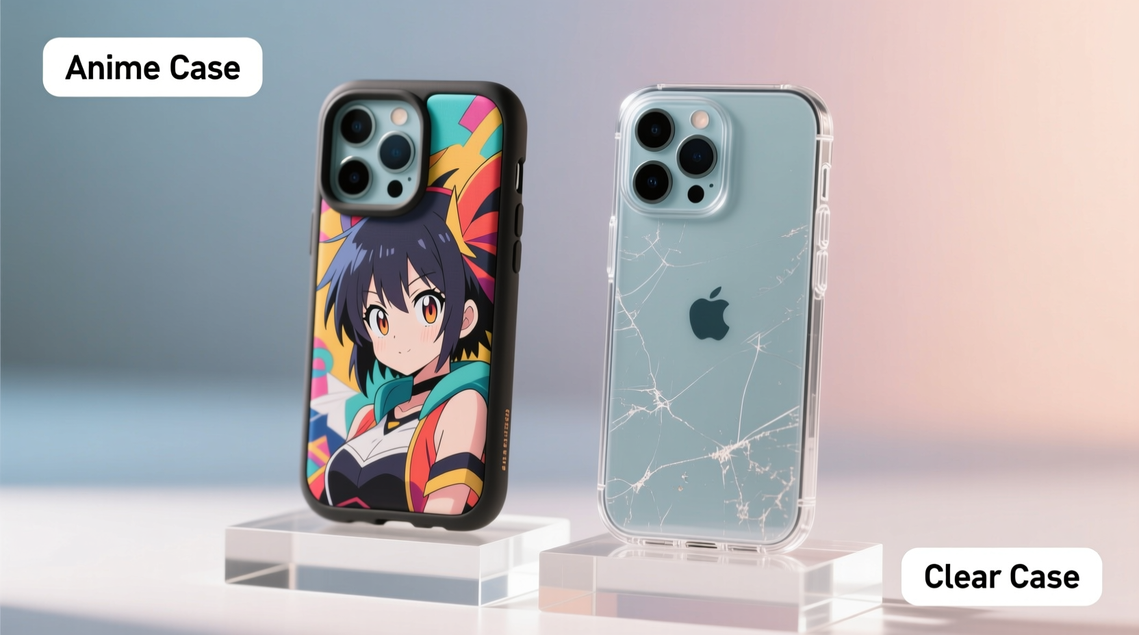 anime phone cases vs clear ones which protects better without scratches