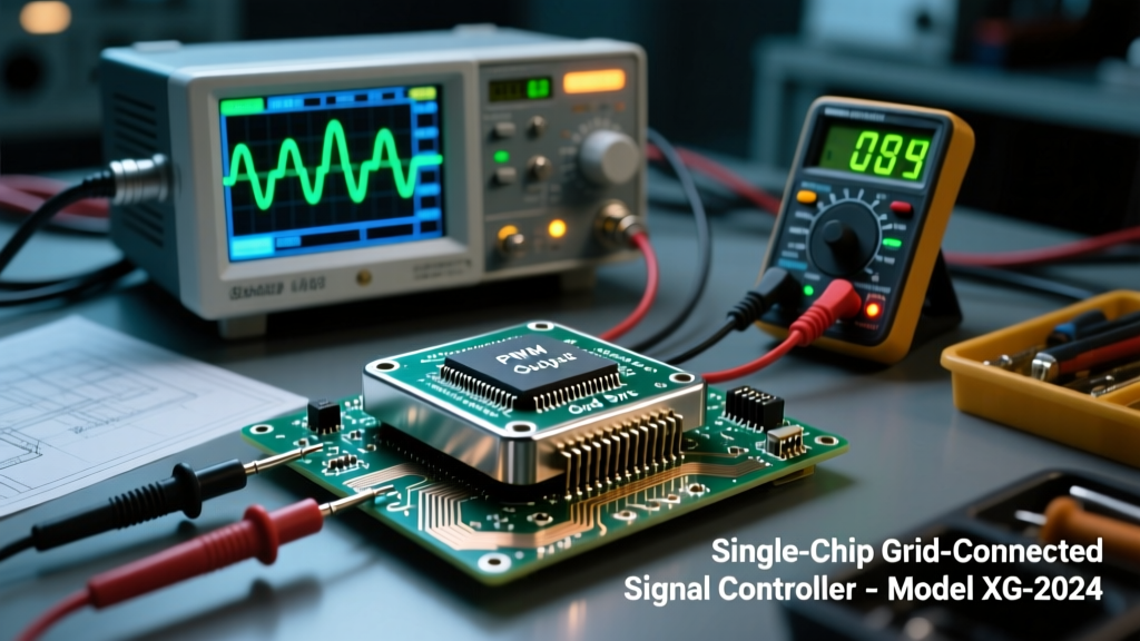 Single-Chip Grid-Connected Signal Controller: Architecture, Calibration, and Real-World Performance Validation