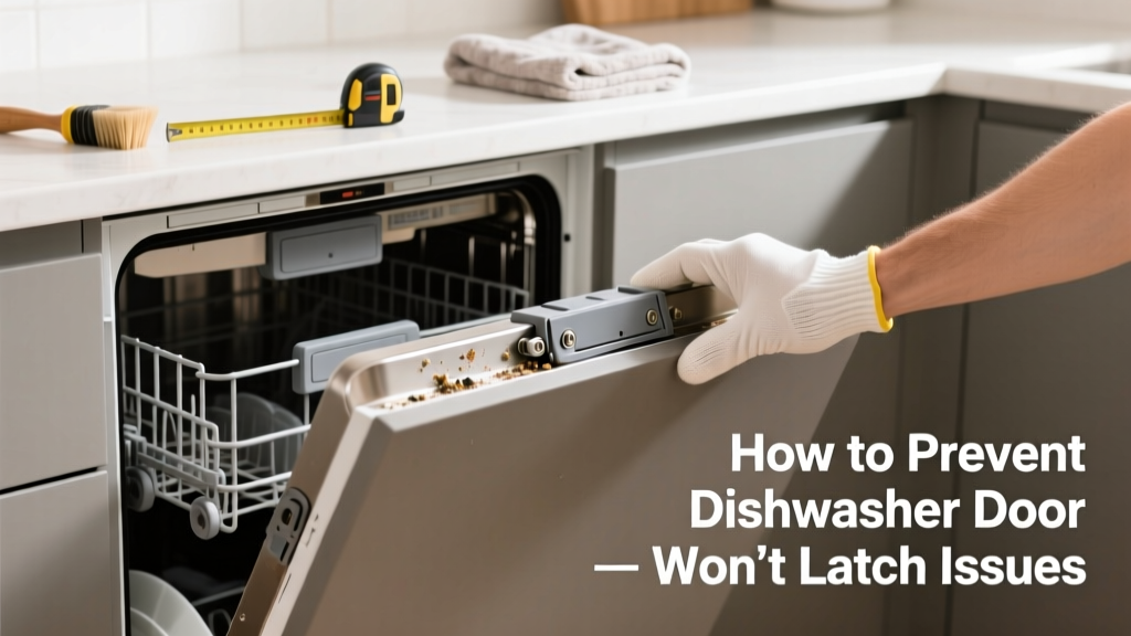 How to Prevent Dishwasher Door Won’t Latch Issues