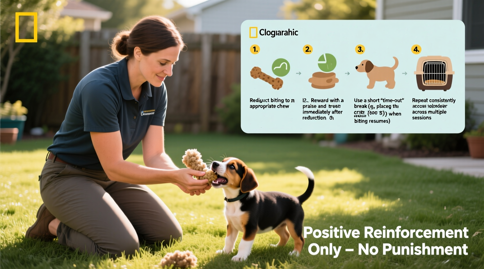 how to train a stubborn puppy to stop biting using positive reinforcement only