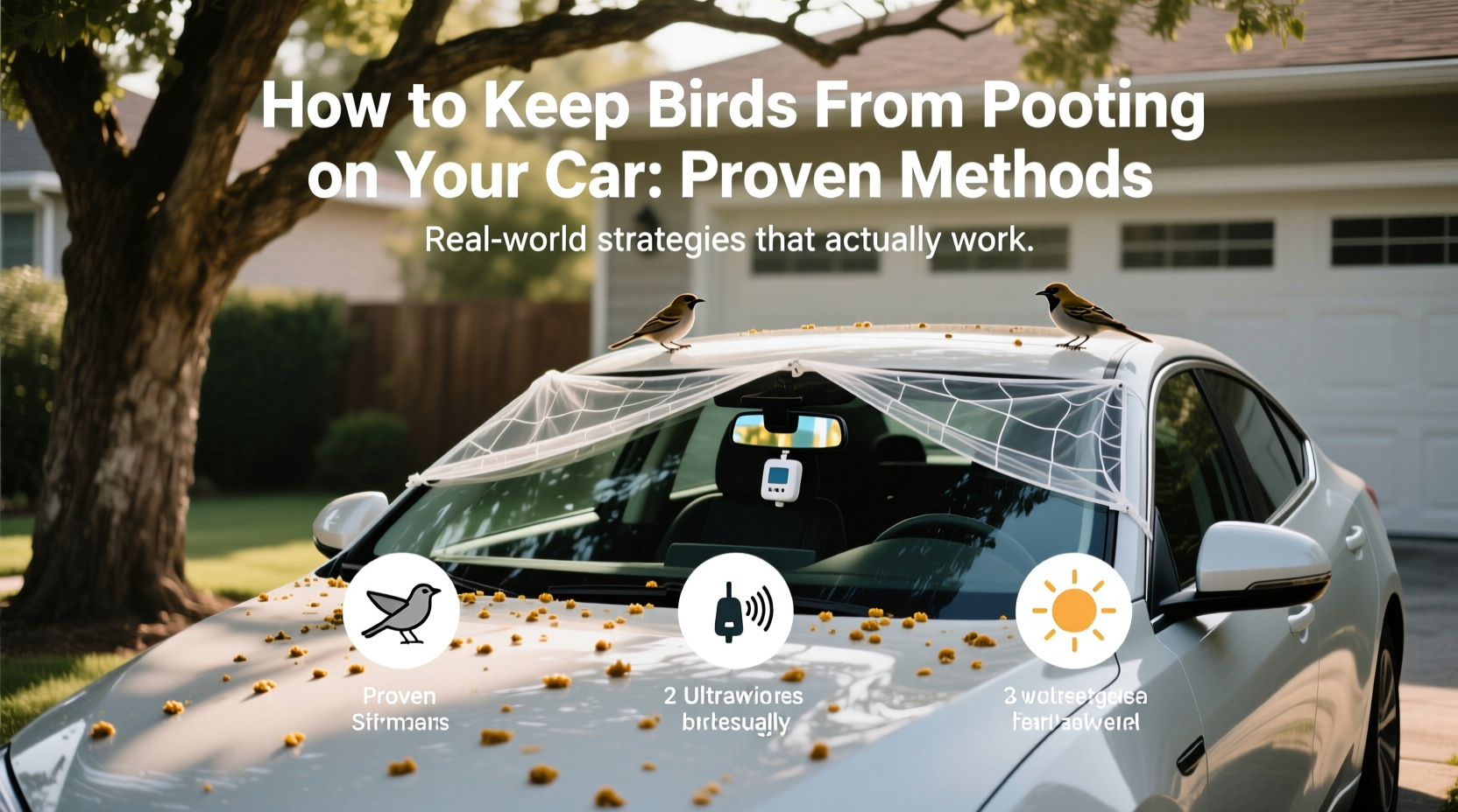 how to stop birds from pooping on my car
