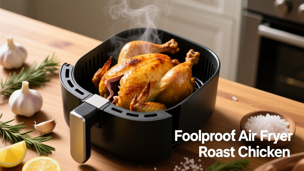 Air Fryer Roast Chicken: Crispy, Juicy & Foolproof