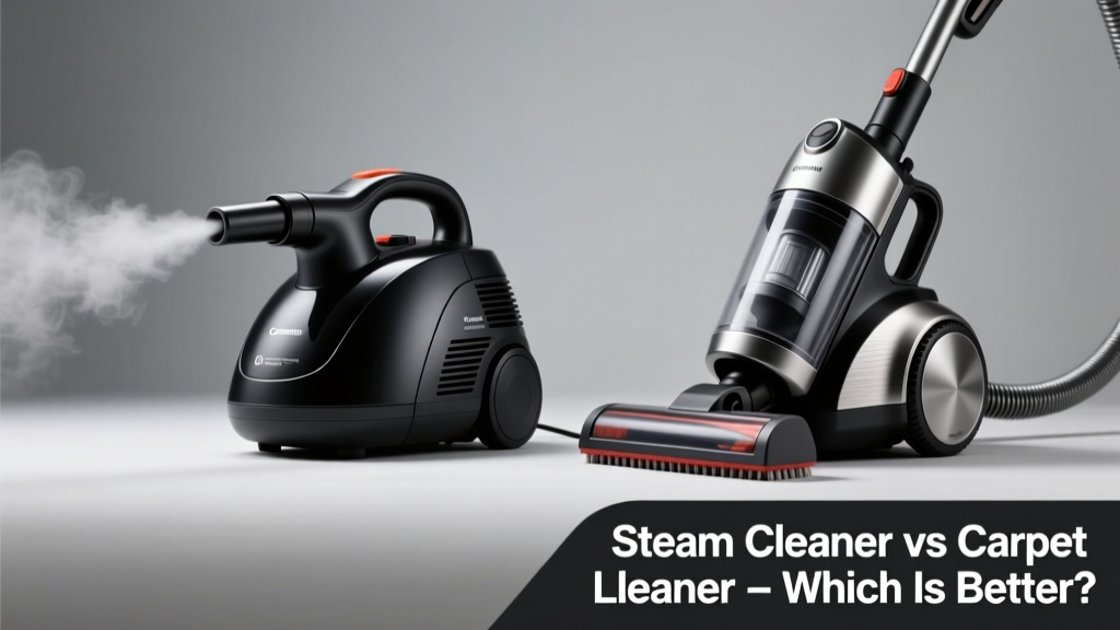 Steam Cleaner vs Carpet Cleaner: Which Is Better?