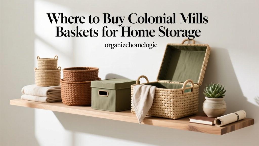 Where to Buy Colonial Mills Baskets for Home Storage