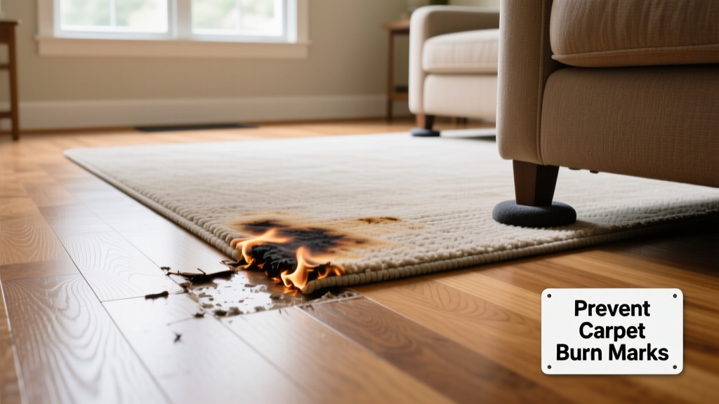How to Prevent Carpet Burn Marks on Hardwood Floors