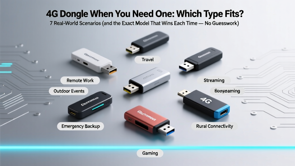4G Dongle When You Need One Which Type Fits: 7 Real-World Scenarios (and the Exact Model That Wins Each Time — No Guesswork)