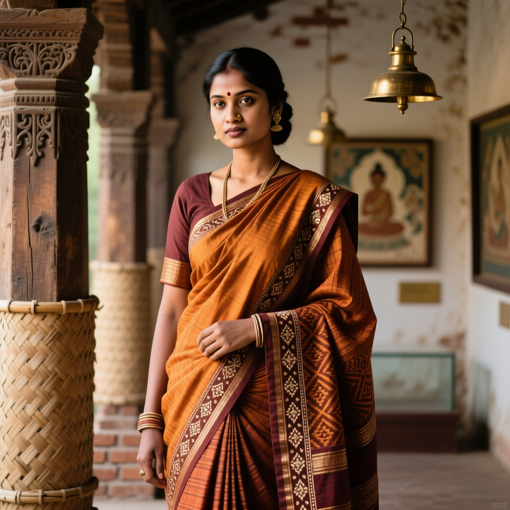 Assam Traditional Dress: How to Wear Mekhela Chador & Gamosa with Elegance
