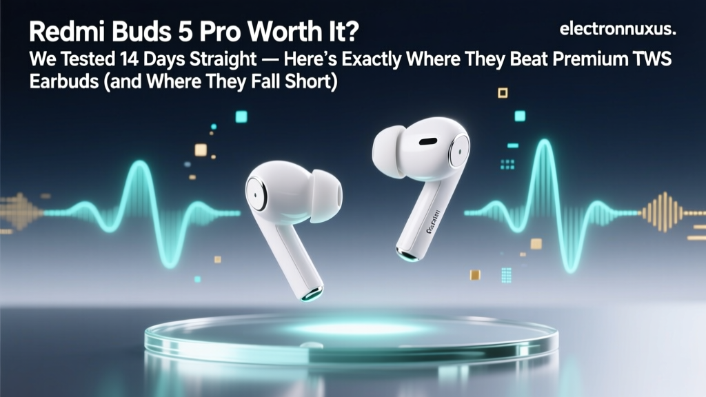 Redmi Buds 5 Pro Worth It? We Tested 14 Days Straight — Here’s Exactly Where They Beat Premium TWS Earbuds (and Where They Fall Short)