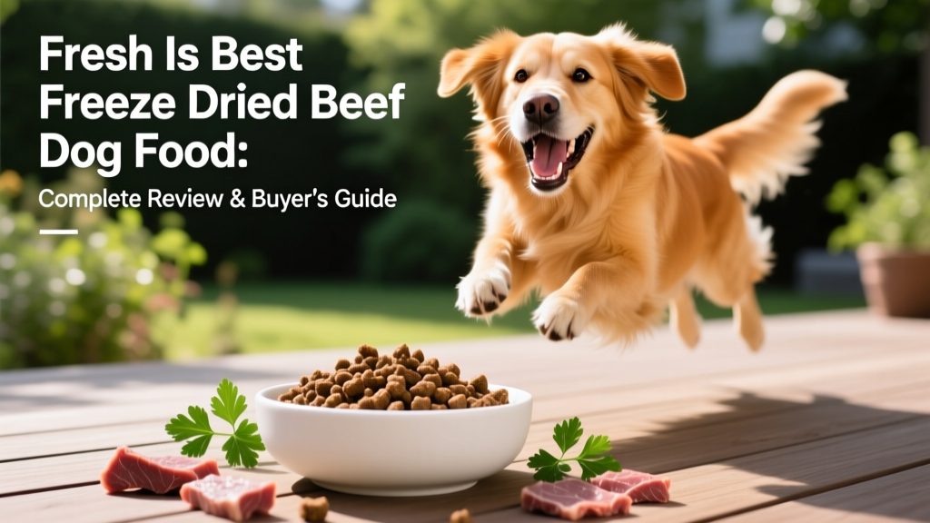 Fresh Is Best Freeze Dried Beef Dog Food