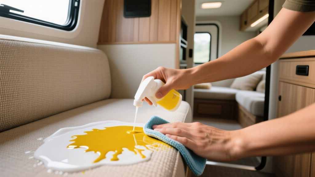 Tested: How to Get Mustard Out of RV Upholstery Fast