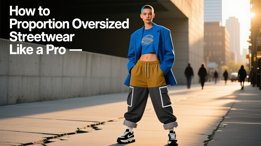 How to Proportion Oversized Streetwear Like a Pro