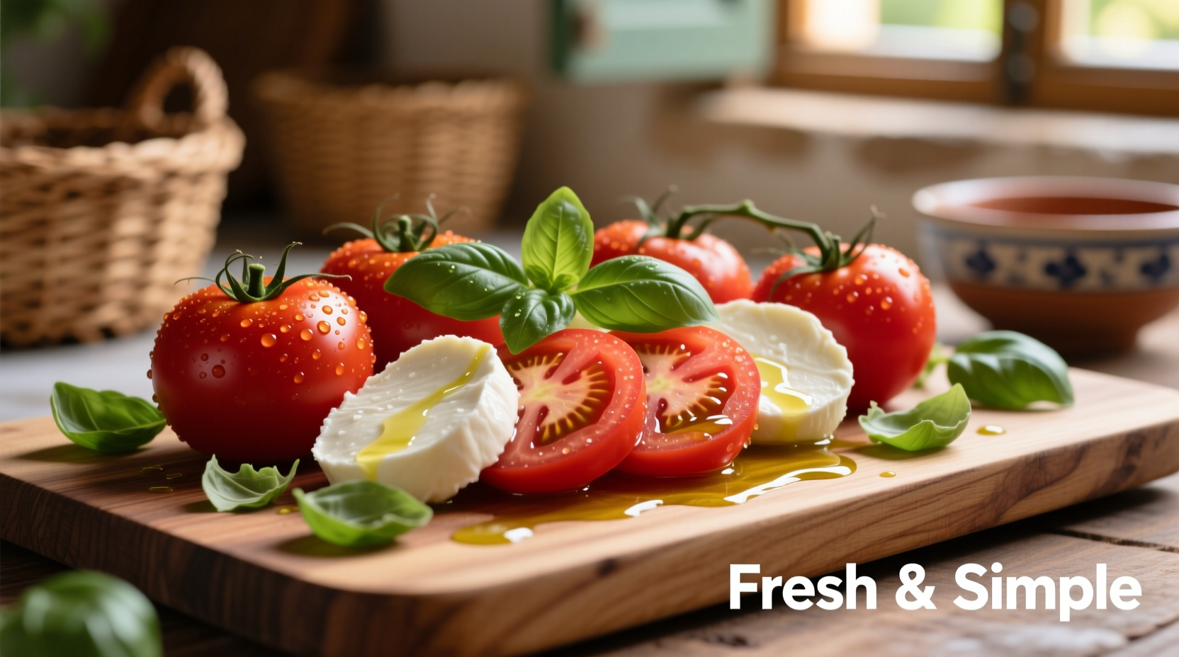 Caprese Salad: Perfect Tomato Mozzarella Basil Recipe