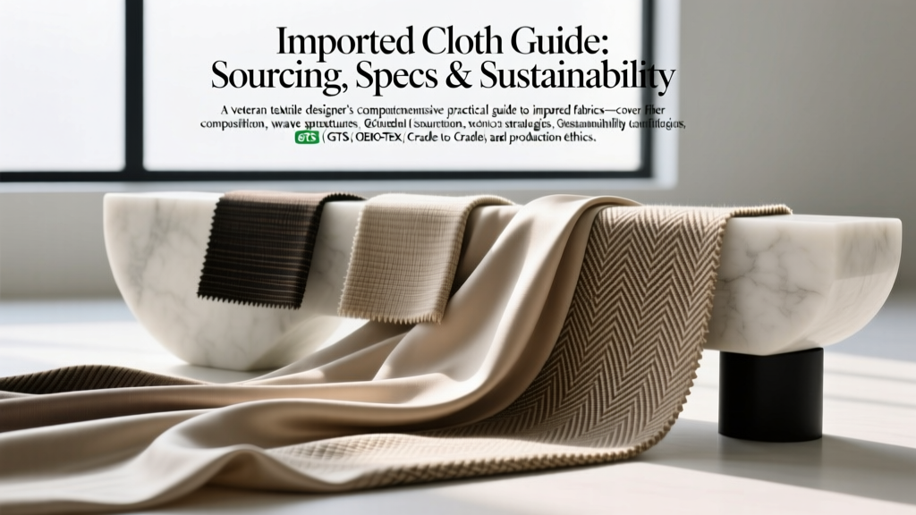 Imported Cloth Guide: Sourcing, Specs & Sustainability