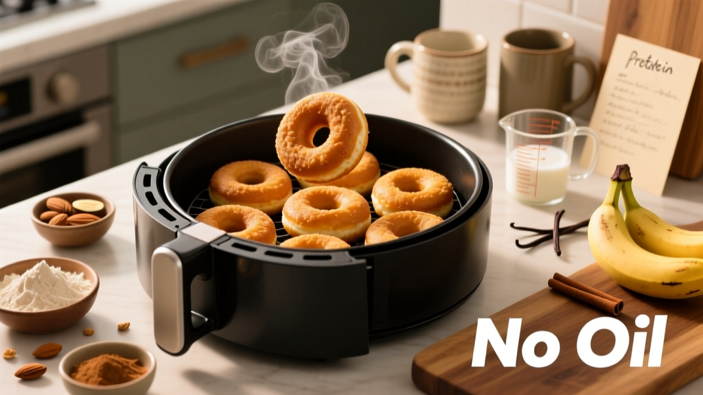 Air Fryer Protein Donuts: Crispy, Healthy, Oil-Free