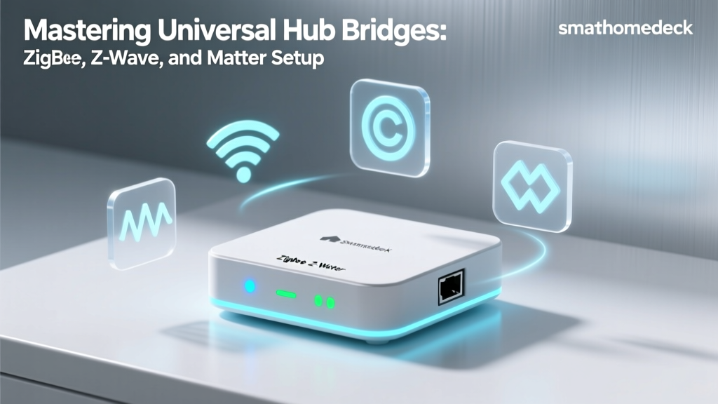 Mastering Universal Hub Bridges: Zigbee, Z-Wave, and Matter Setup