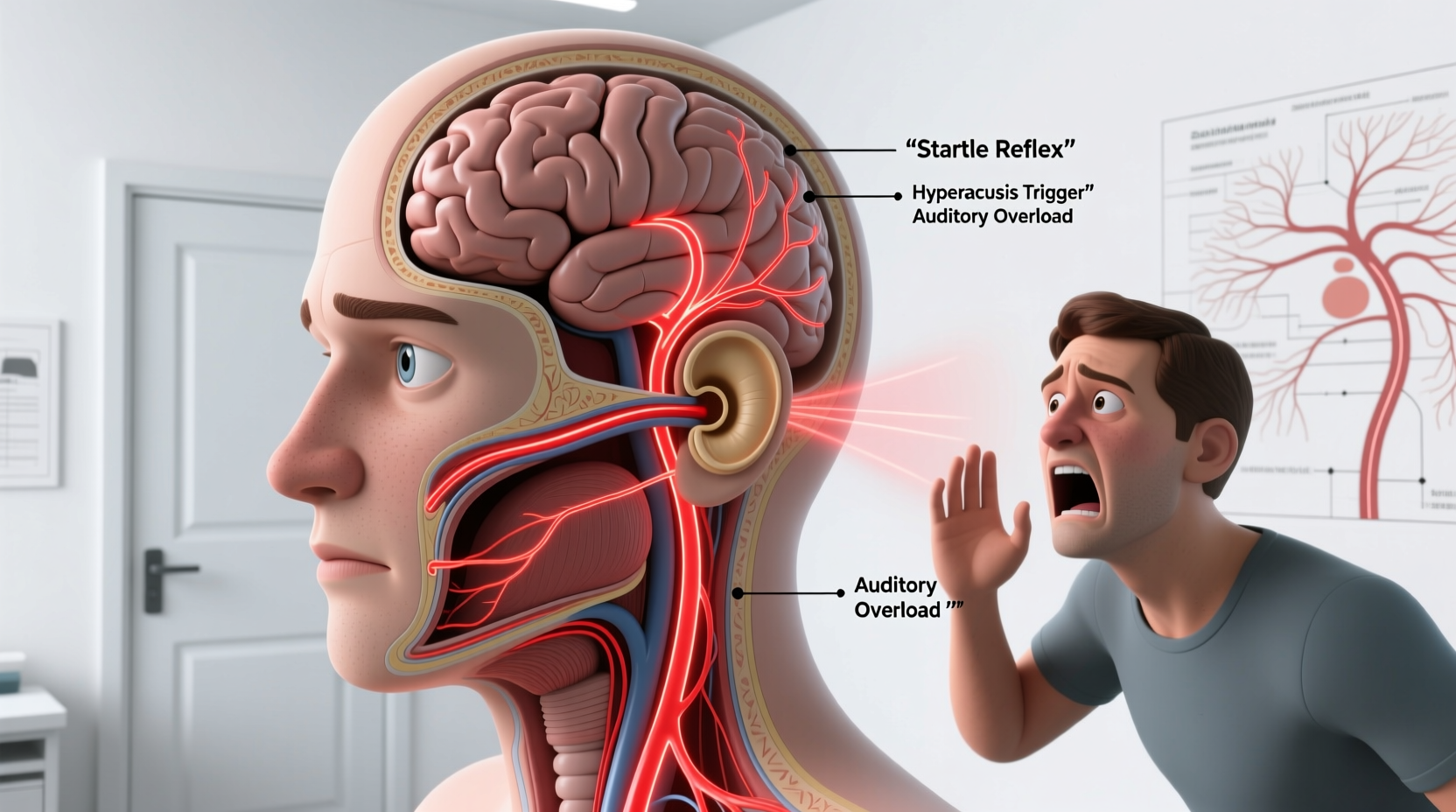 what triggers sudden sensitivity to loud sounds and how to manage it