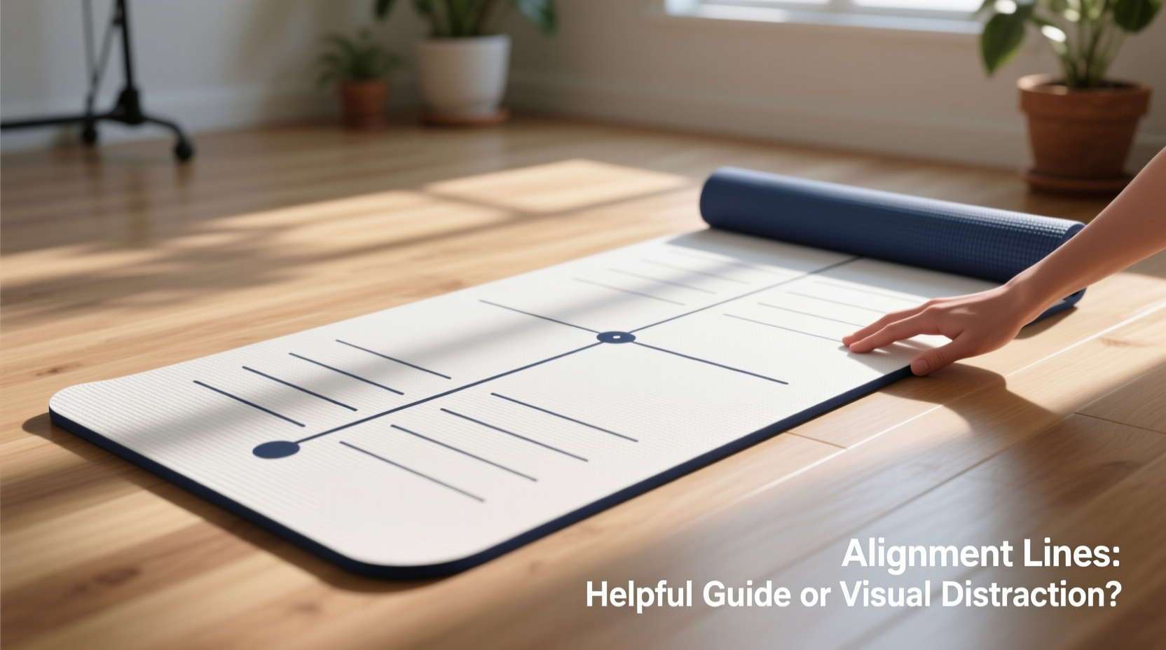 yoga mats with alignment lines are they helpful or just distracting patterns