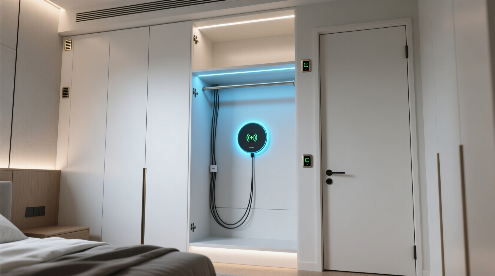 closet charging stations safe seamless integration