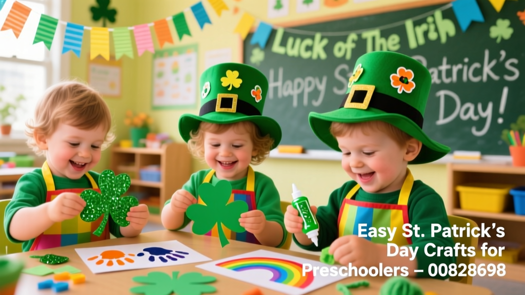 Easy St. Patrick’s Day Crafts for Preschoolers & Toddlers: Safe, Sensory-Rich, and Developmentally Appropriate Activities