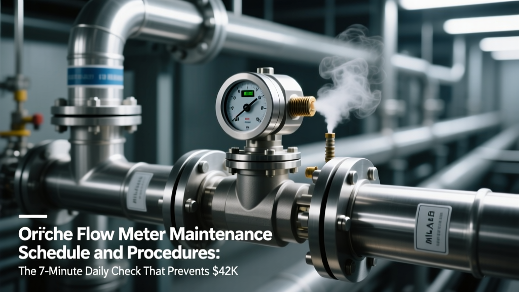 Orifice Flow Meter Maintenance: Prevent $42K Downtime