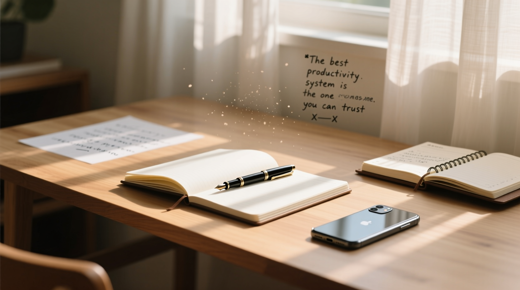 the best productivity system is the one you can trust